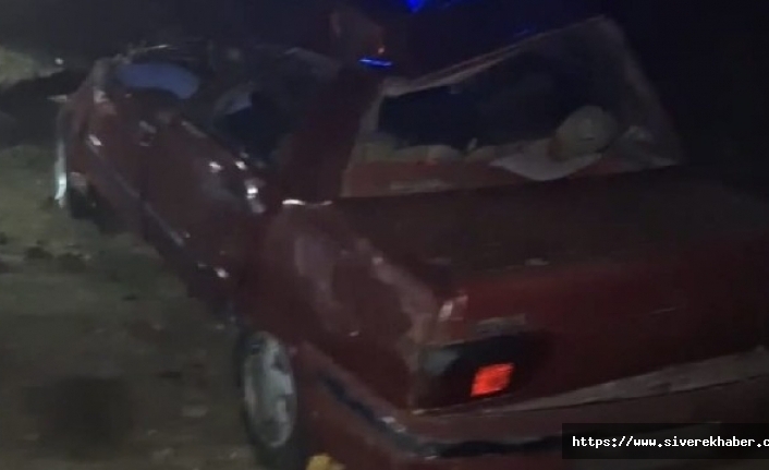 Siverek-Çermik kara yolunda otomobil şarampole uçtu: 1 Ölü