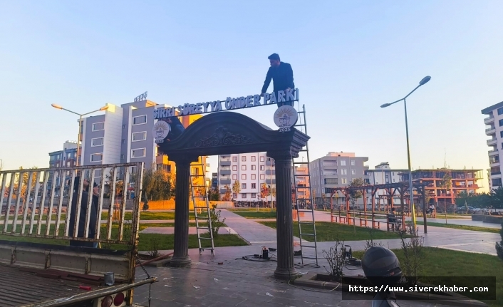 Siverek'te Sırrı Süreyya Önder'in ismi parka verildi