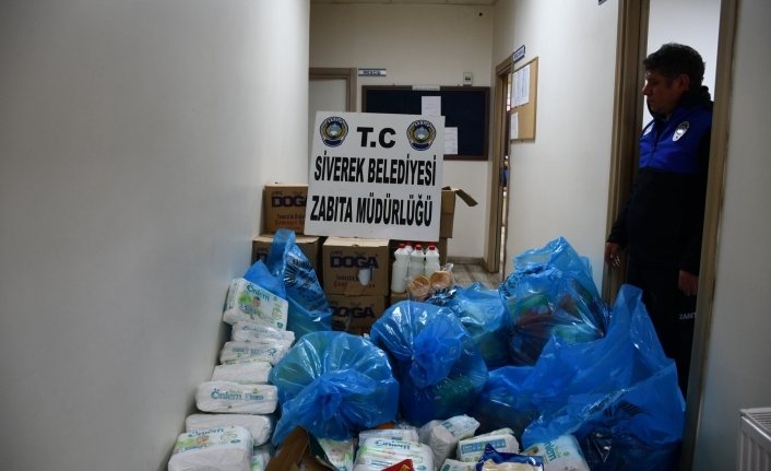 Siverek'te denetimlerde tespit edilen 5 ton bozuk ürün imha edildi