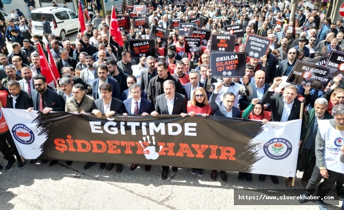 Siverek'te Şiddete Karşı Yürüyüş