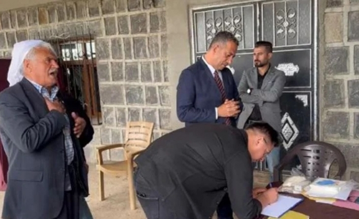 Siverek’te sandık muhtarın evine kuruldu