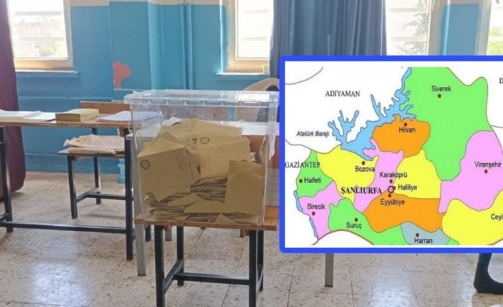 Şanlıurfa milletvekili seçim sonuçları