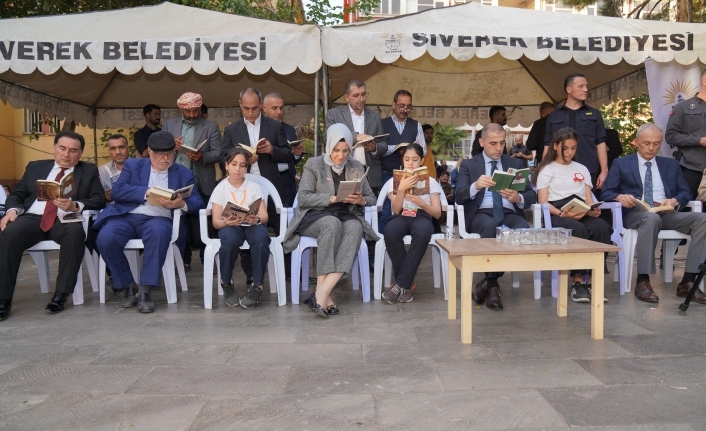 Siverek’te Kitap Okuma Farkındalık Etkinliği
