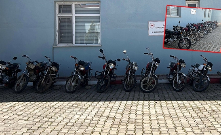 Siverek'te sahtecilik operasyonu: Çok sayıda çalıntı motosiklet ele geçirildi