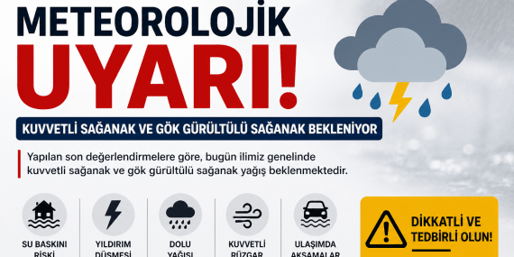 Şanlıurfa İçin Meteorolojik Uyarı: Kuvvetli Sağanak ve Gök Gürültüsü Bekleniyor